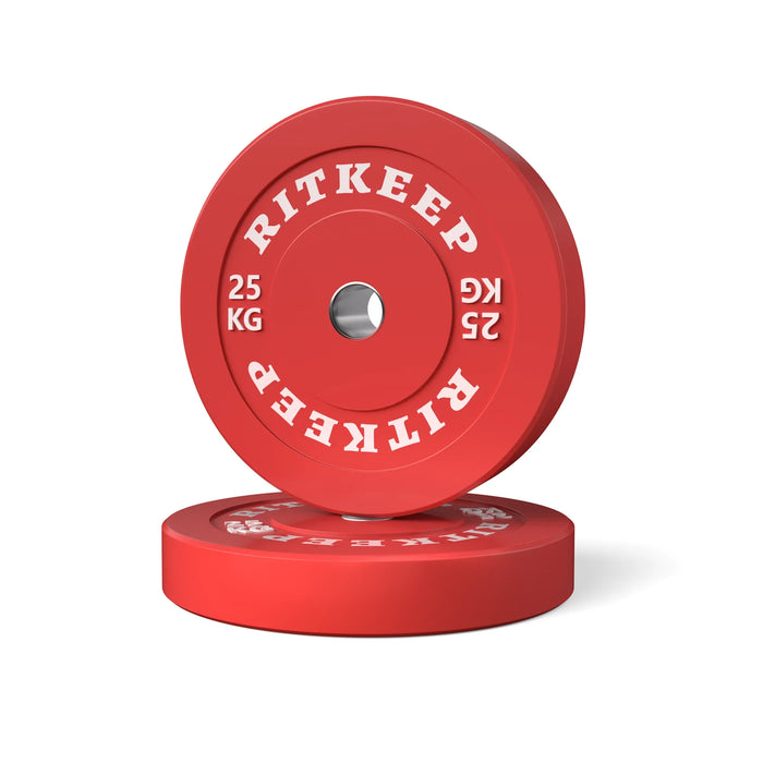 50mm Olympic Low Bounce Color Rubber Bumper Weight Plates